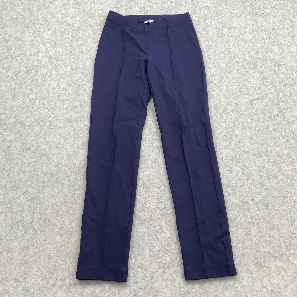 Lilly Pulitzer Dress Pants Womens S (24x27) Blue Straight Pull On Stretch